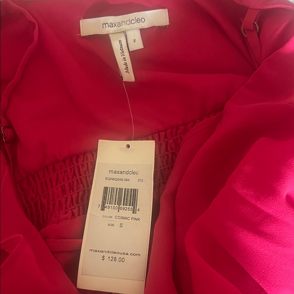 Maxandcleo Pink Ruffled Sleeveless Dress - Picture 4 of 5